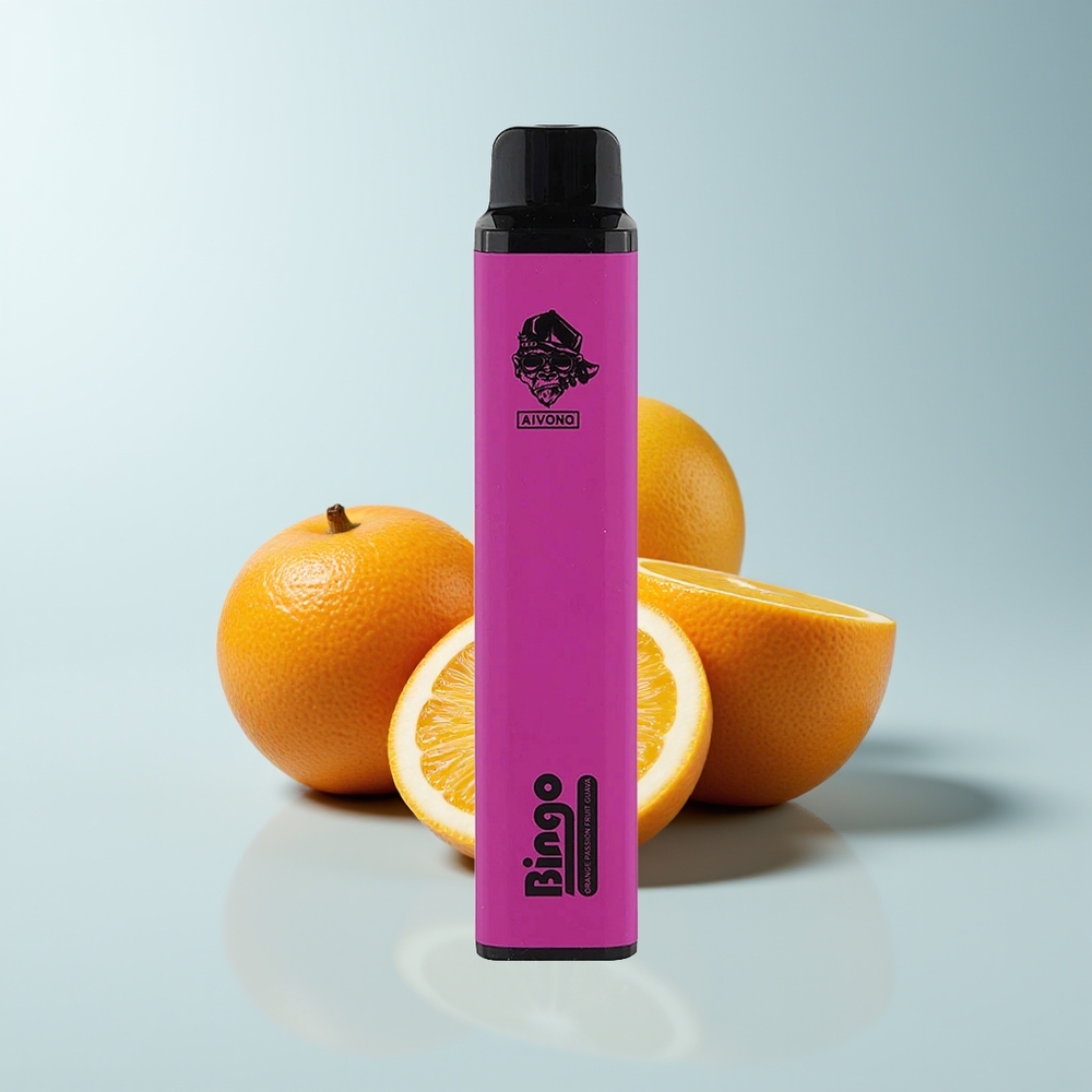 Aivono Aim Bingo 4000 Puffs Passion Fruit Goyave Orange Compact 1000mAh 10mL
