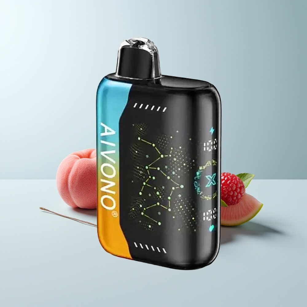 Aivono Aim Boom 25000 Puffs Framboise Pêche Citron Vert 650mAh Type-C 90g