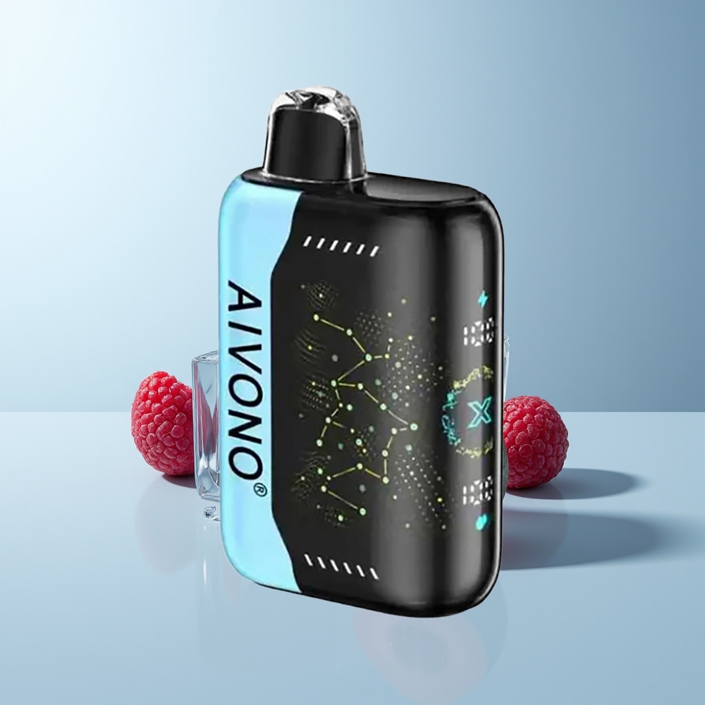 Aivono Aim Boom 25000 Puffs Glace Bleue Framboise Type-C 650mAh