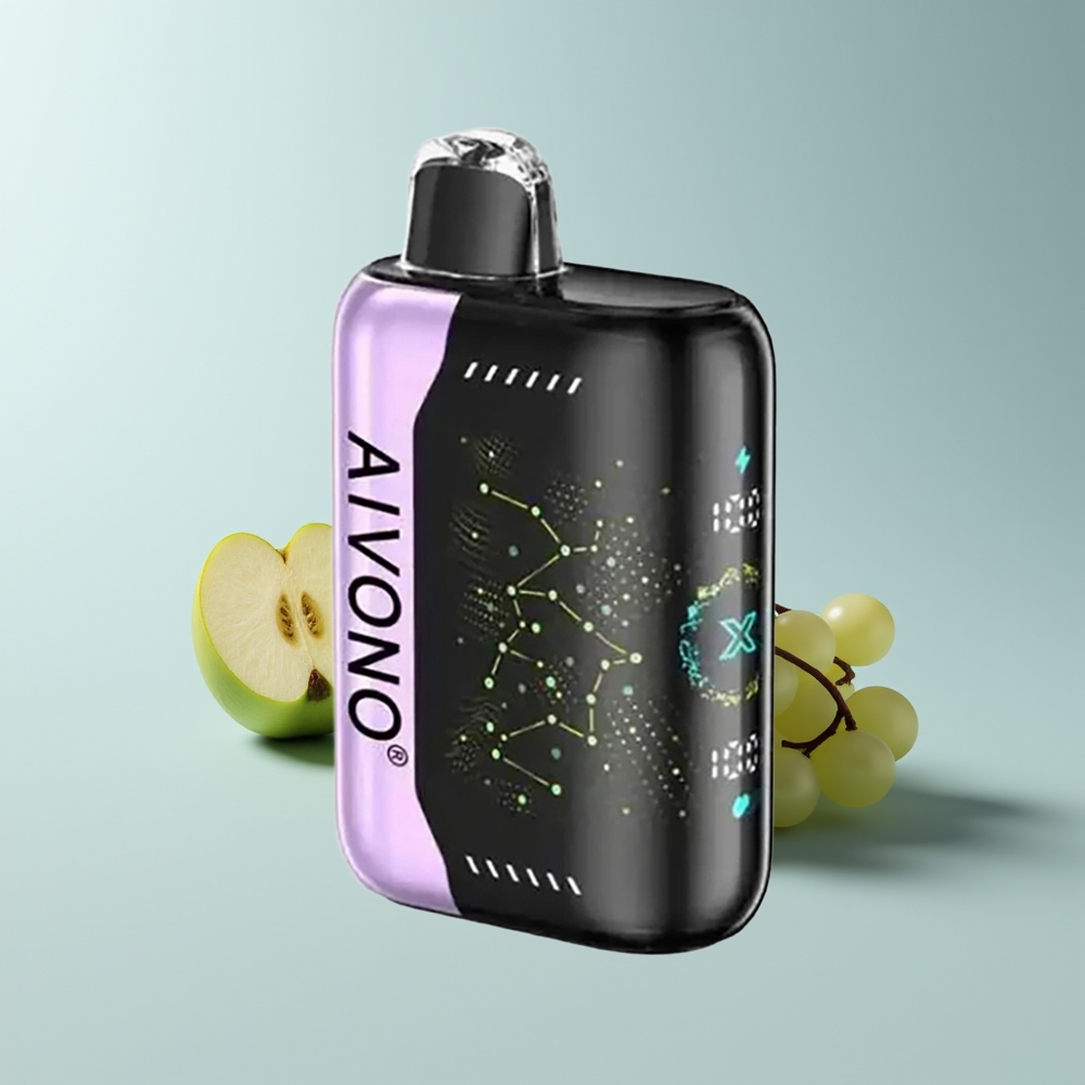 Aivono Aim Boom 25000 Puffs Pomme Verte Raisin 650mAh Type-C 90g