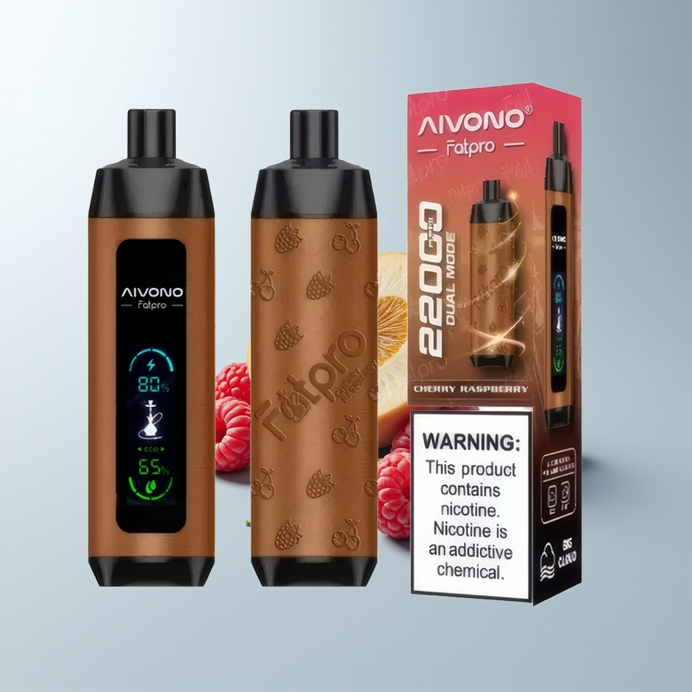 Aivono Aim Fatpro 22000 Puffs Cerise Framboise Élégance 28ml Dual Modes