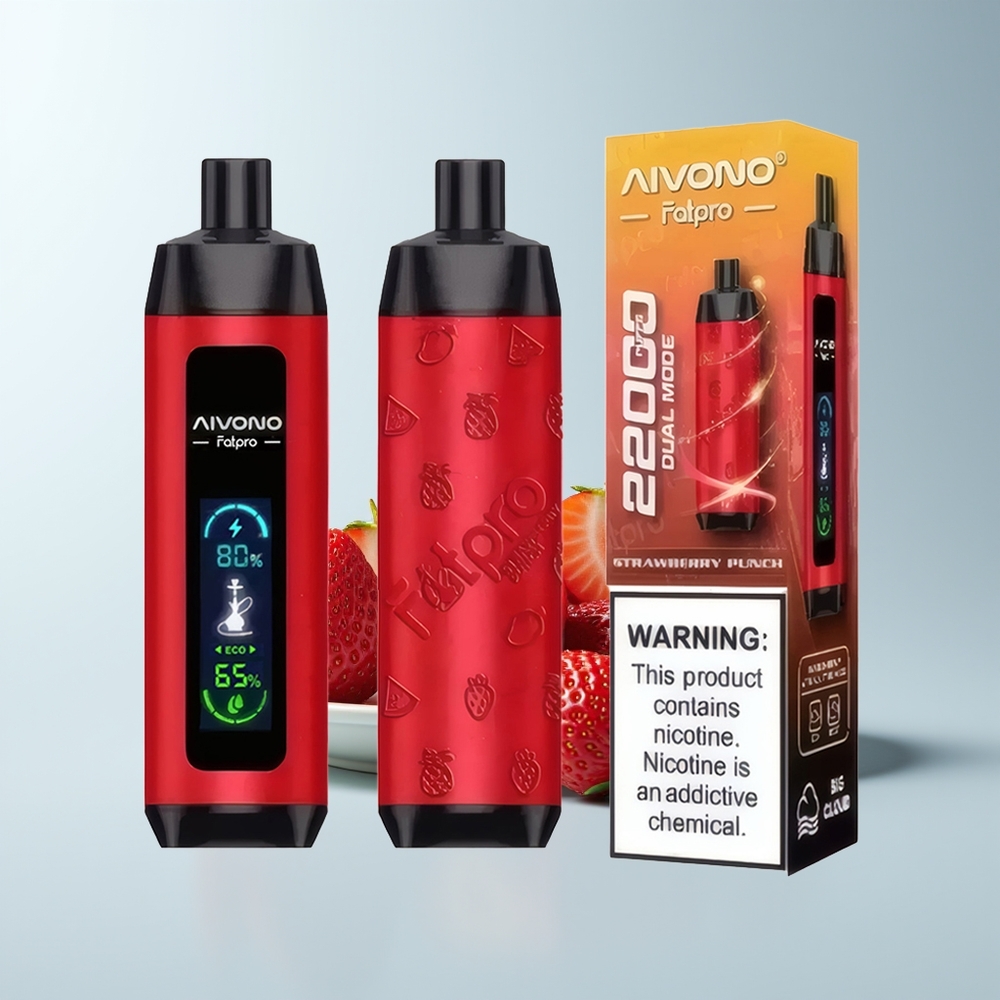 Aivono Aim Fatpro 22000 Puffs Fraises Explosives - 28ml - 0,6 ohm
