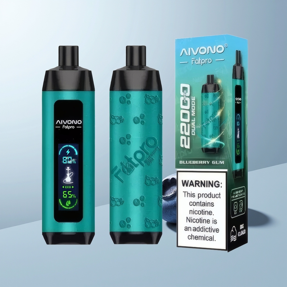 Aivono Aim Fatpro 22000 Puffs Fusil Myrtille 28ml Dual Modes