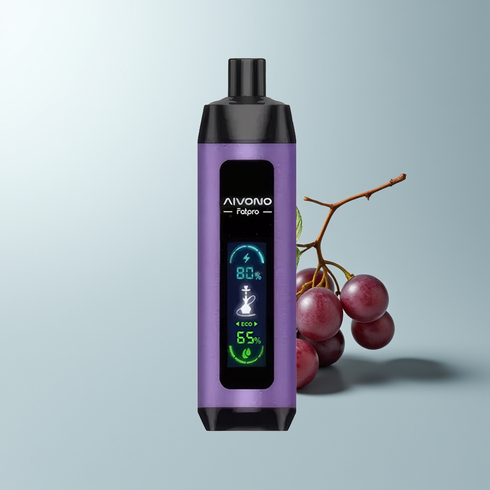 Aivono Aim Fatpro 22000 Puffs Menthe Raisin Éco 5% 28ml