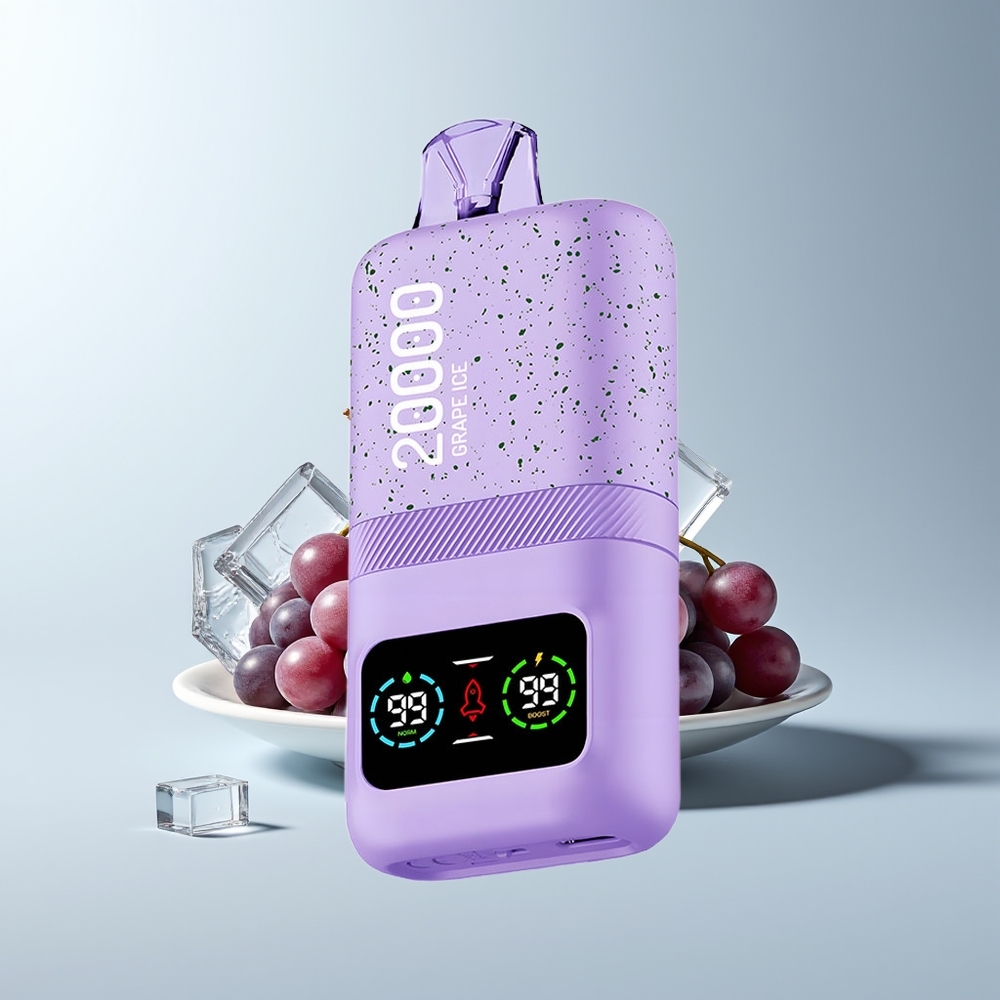 Aivono Aim Magic 20000 Puffs Glace de Raisin à Double Mesh et LCD