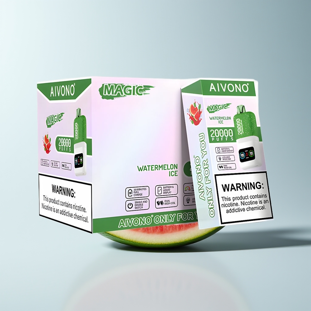 Aivono Aim Magic 20000 Puffs Glace à la Pastèque Double Mesh Rechargeable