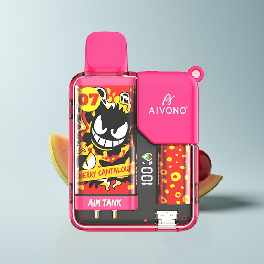 Aivono Aim Tank 9500 Puffs Cerise Cantaloup 18ml 650mAh LCD