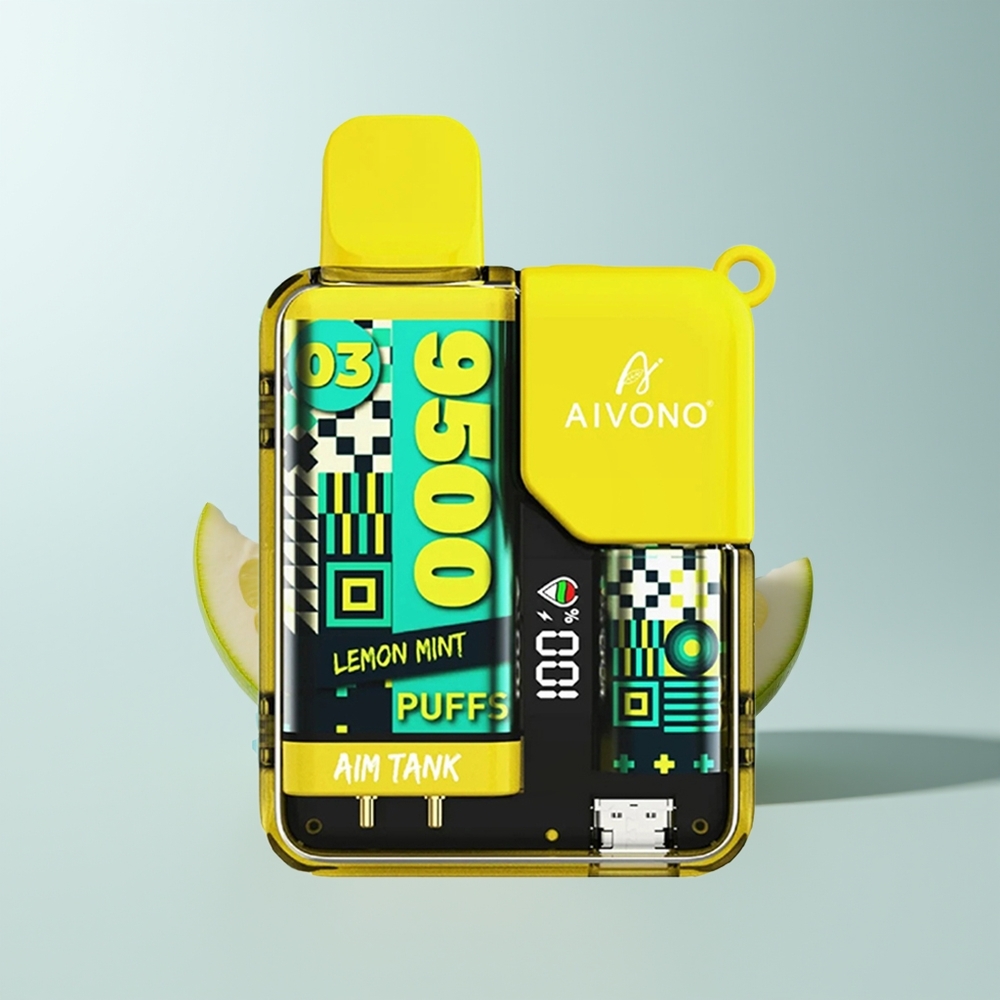 Aivono Aim Tank 9500 Puffs Citron Menthe 18ml 650mAh LCD
