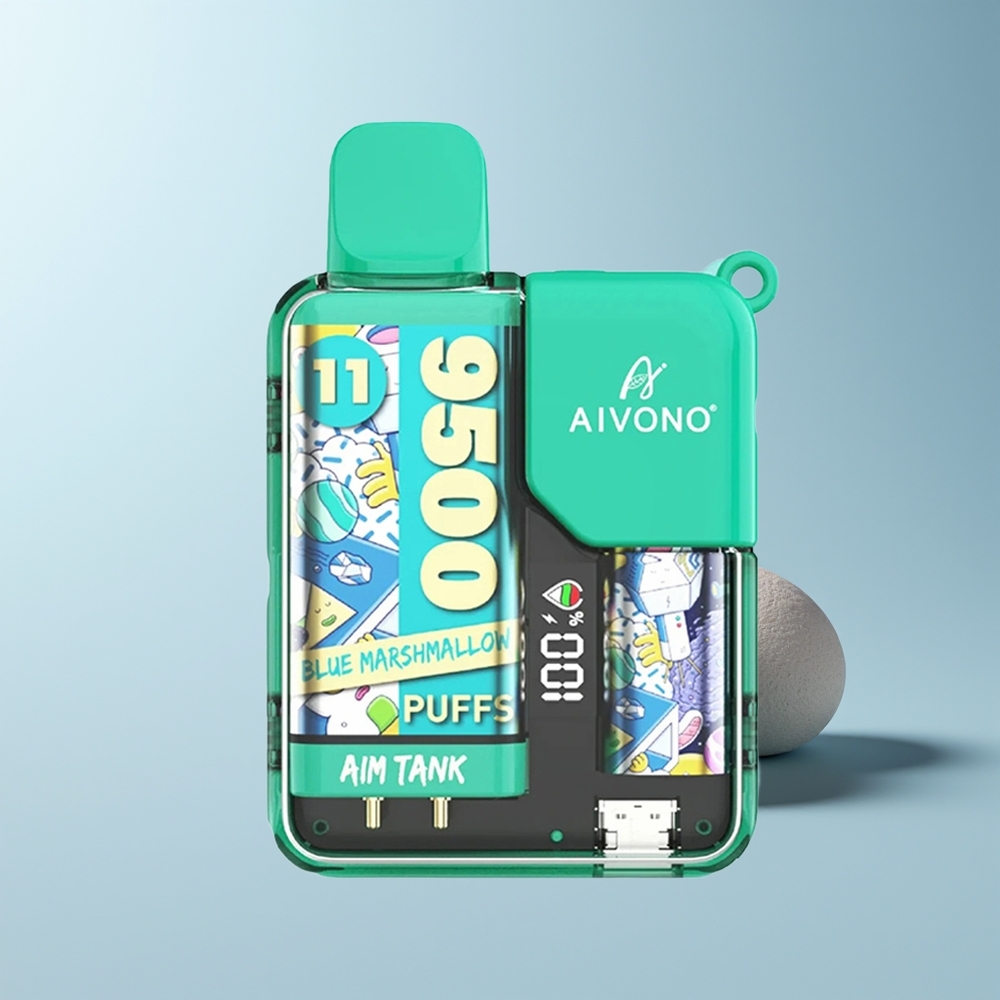 Aivono Aim Tank 9500 Puffs Guimauve Bleue 18ml 650mAh LCD