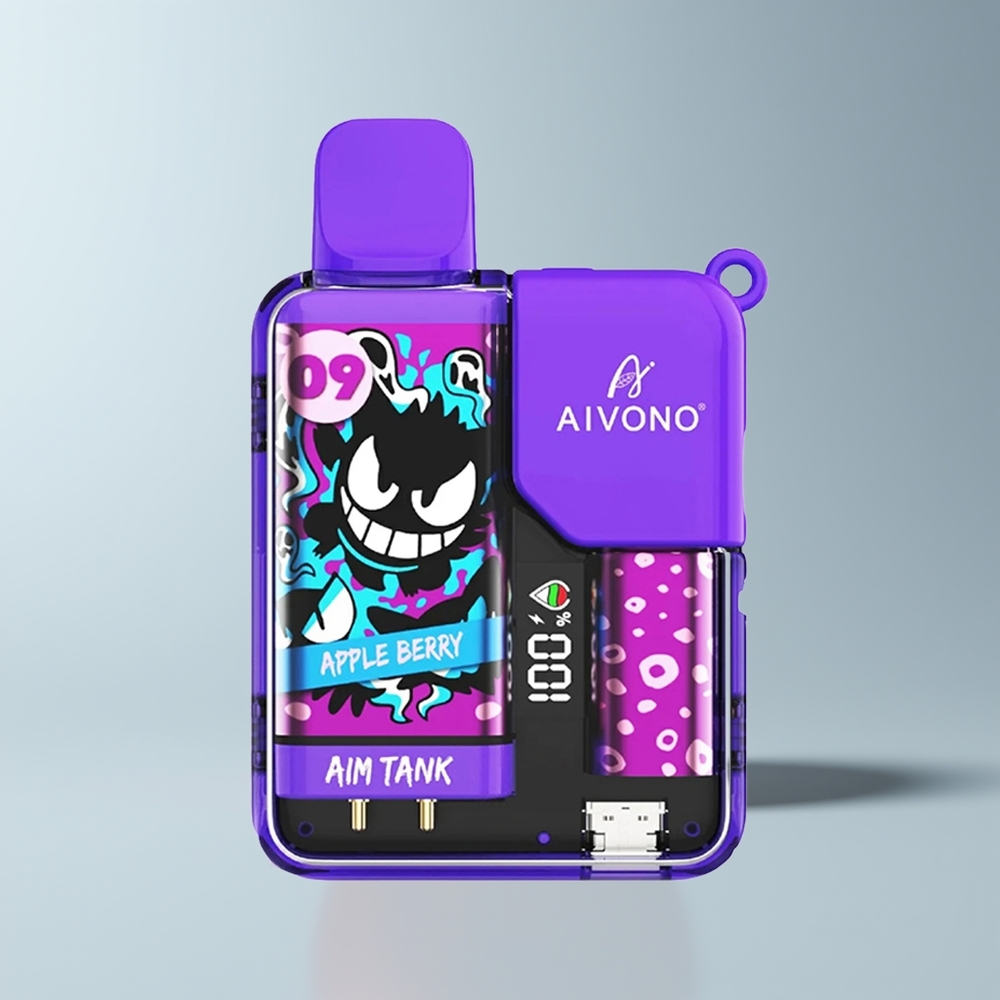 Aivono Aim Tank 9500 Puffs Pomme Baie Électrique 18ml 650mAh LCD