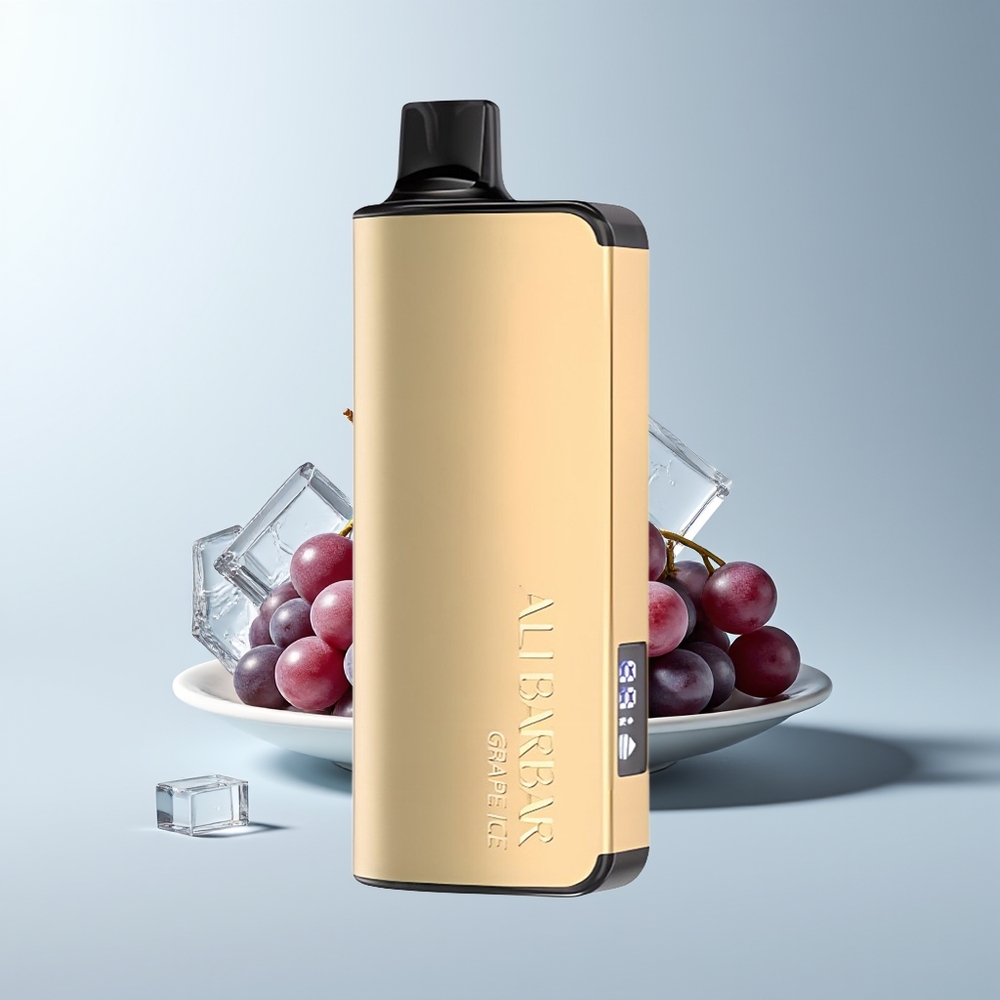 Alibarbar Ingot 9000 Puffs Glace de Raisin 22ml LED