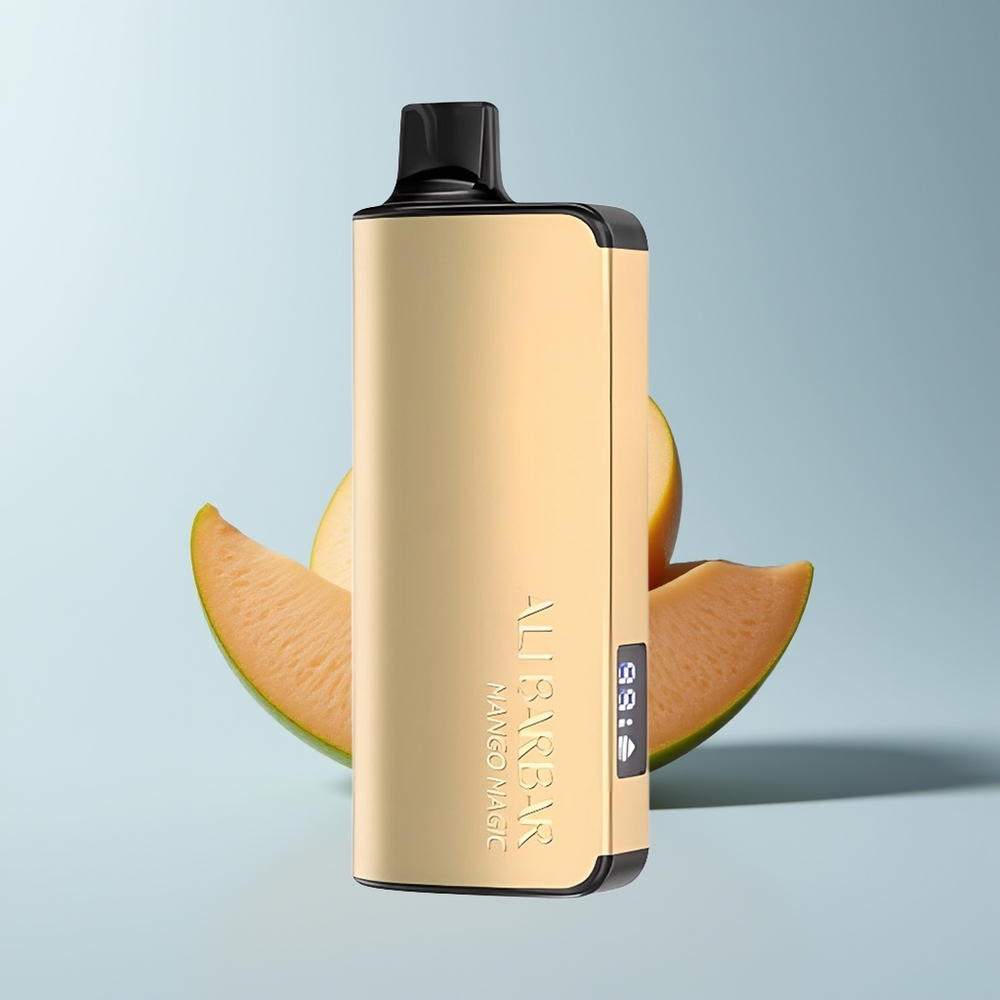 Alibarbar Ingot 9000 Puffs Magie de Mangue Lumière LED 22ml