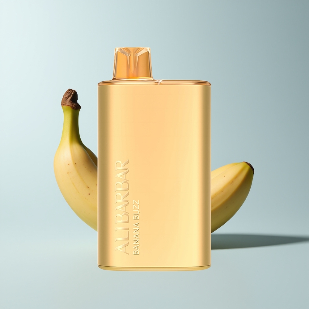 Alibarbar Rich 8000 Puffs Banane Bourdonnement 2000mAh 20ml