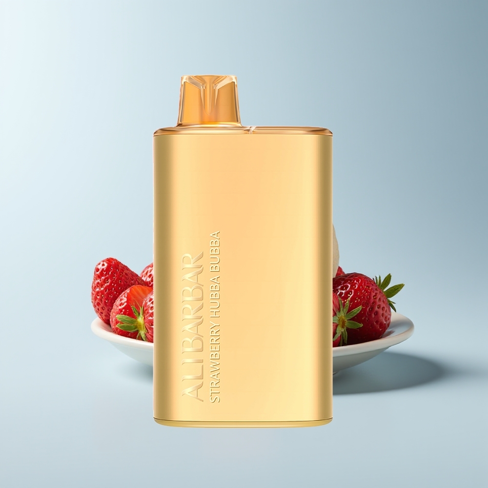 Alibarbar Rich 8000 Puffs Fraises Hubba Bubba 20ml Non Rechargeable