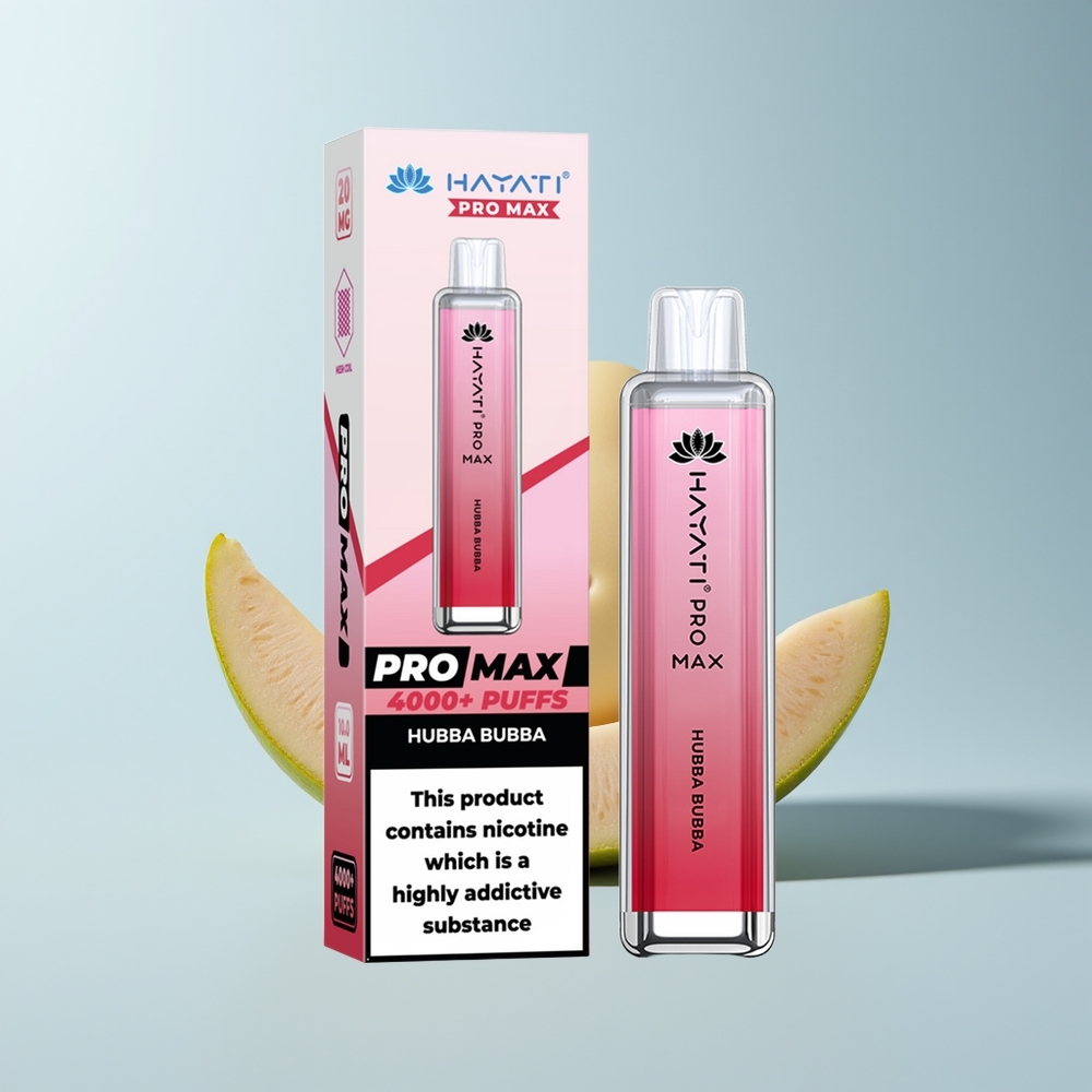 Hayati Pro Max 4000 Puffs Bulle Bubba Rechargeable 2ml