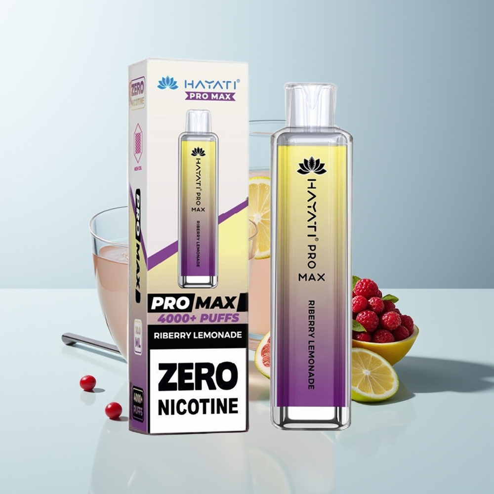 Hayati Pro Max 4000 Puffs Citronnade Riberry Rechargeable 5%