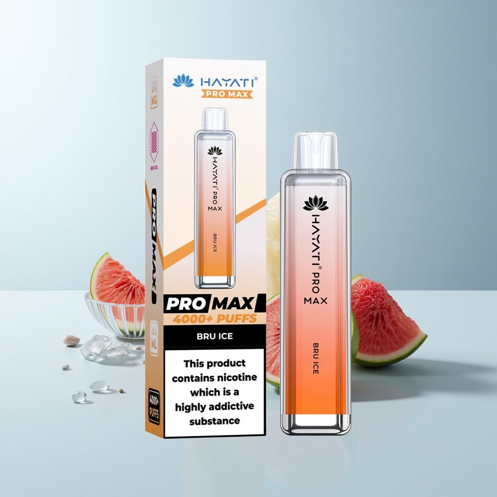 Hayati Pro Max 4000 Puffs Glace Pro Rechargeable Dual Mesh