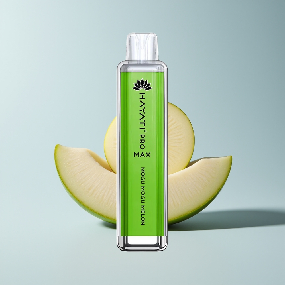 Hayati Pro Max 4000 Puffs Mogu Mogu Melon Fraîcheur Cristalline Rechargeable