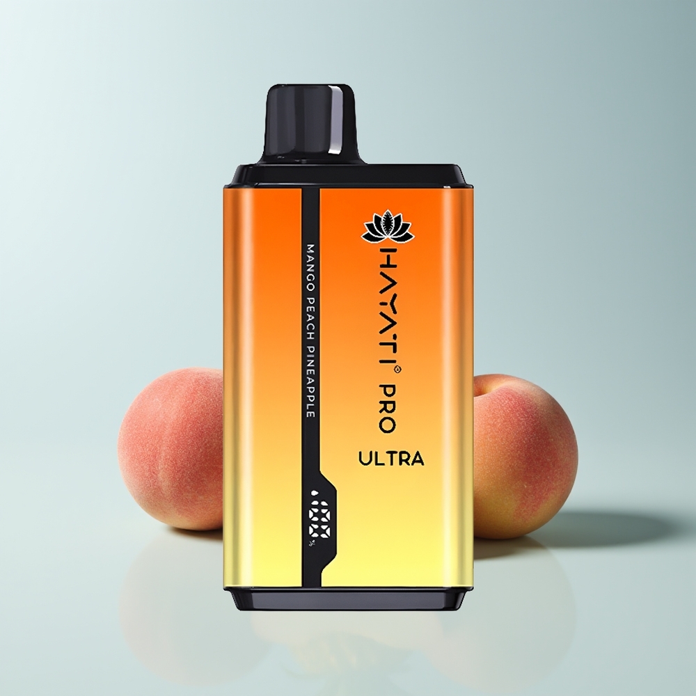 Hayati Pro Ultra 15000 Puffs Mangue Pêche Ananas 2% 24ml 850mAh