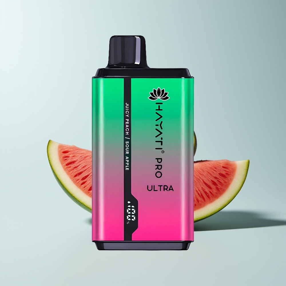 Hayati Pro Ultra 15000 Puffs Pastèque Kiwi Fruit de la Passion 850mAh 2 12ml