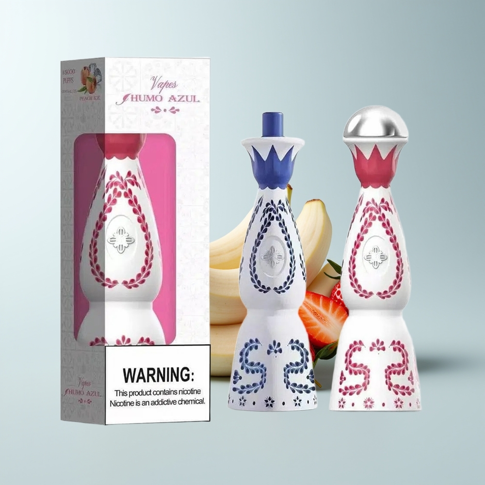 Humo Azul 15000 Puffs Fraise Banane 20mL 5% USB-C
