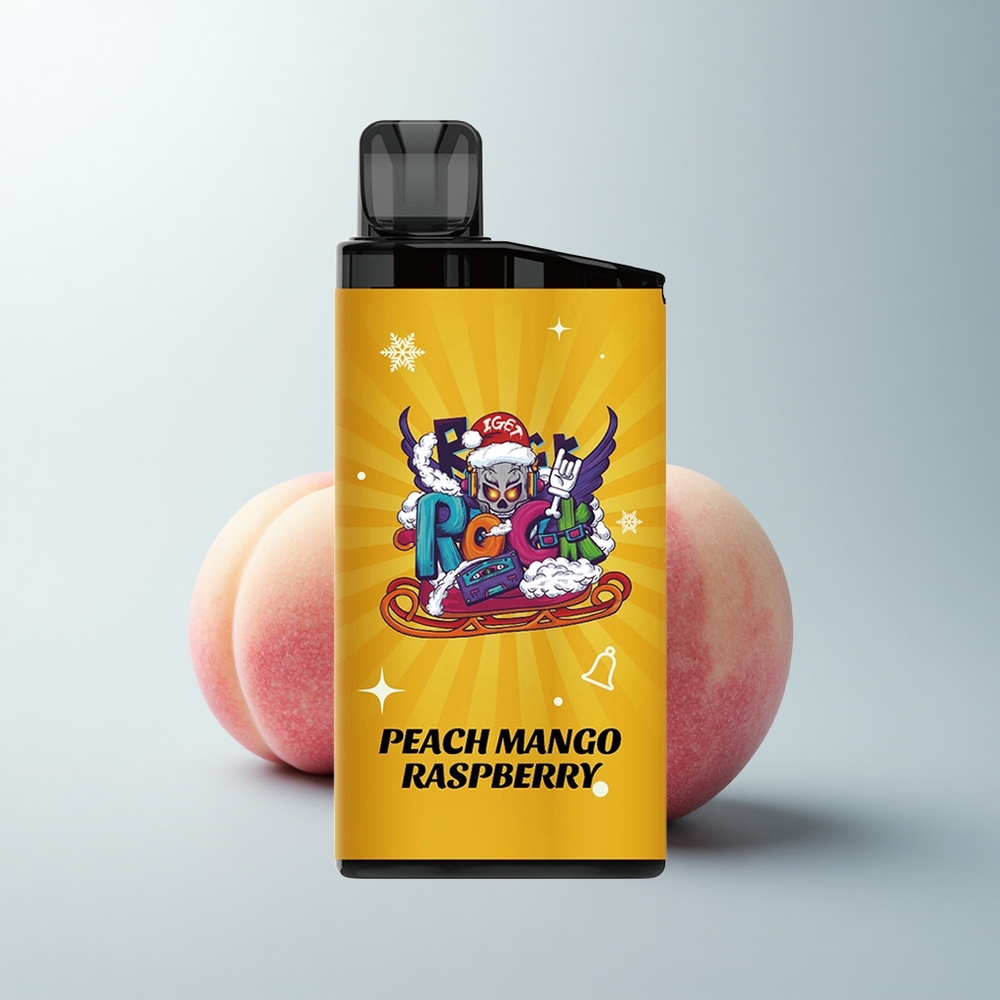 IGET Bar 3500 Puffs Pêche Mangue Framboise Mesh Coil 1.2 Ohm