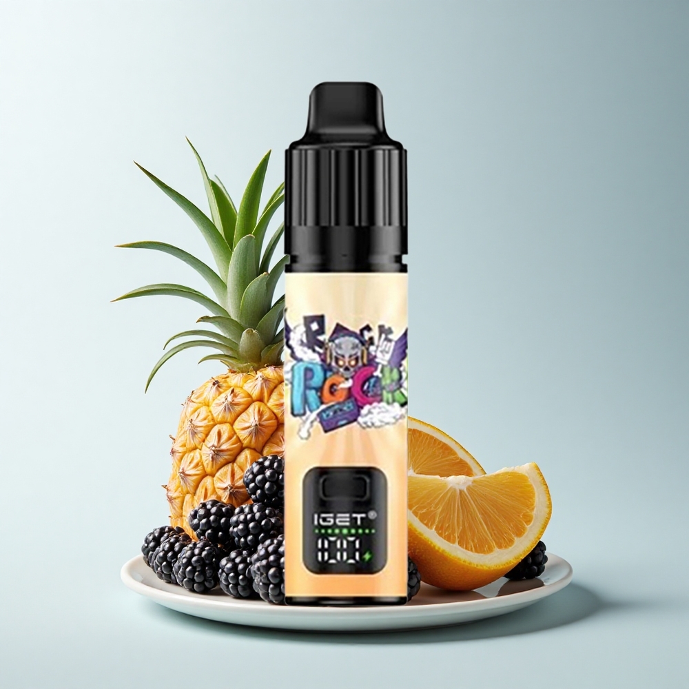 IGET BAR PLUS S3 POD 10000 Puffs Mûre Ananas Orange Rechargeable 950 mAh 18 ml