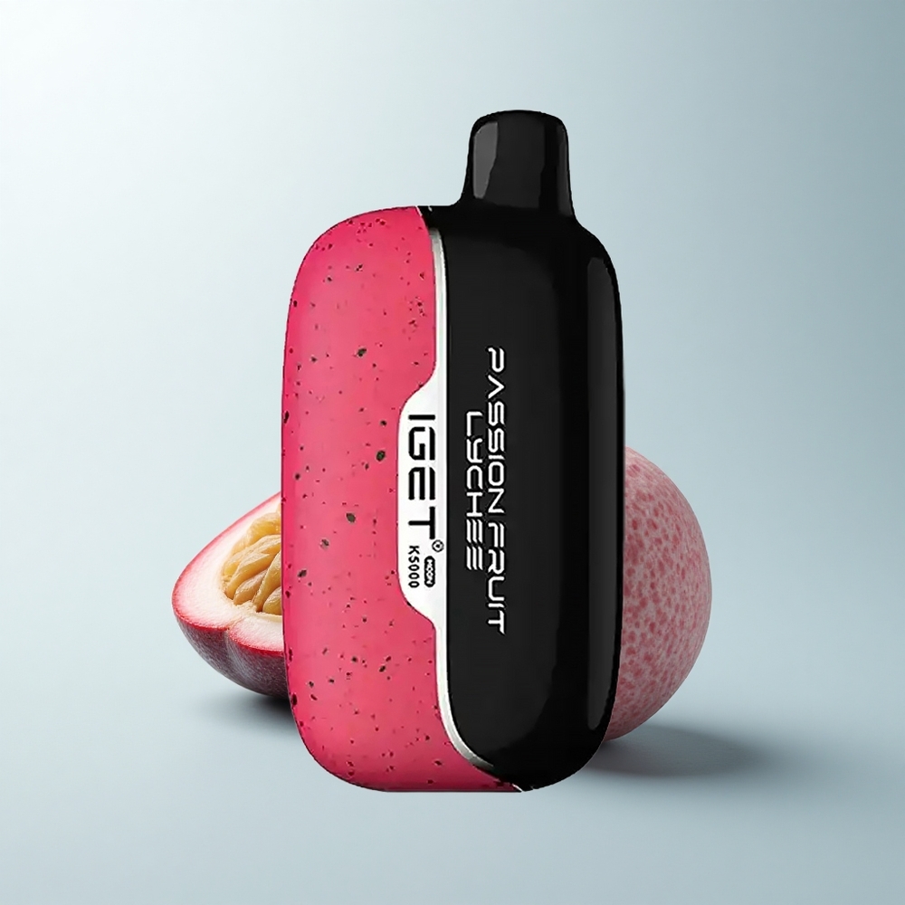 IGET Moon K5000 Puffs Fruit de la Passion Litchi PC Léger 81g