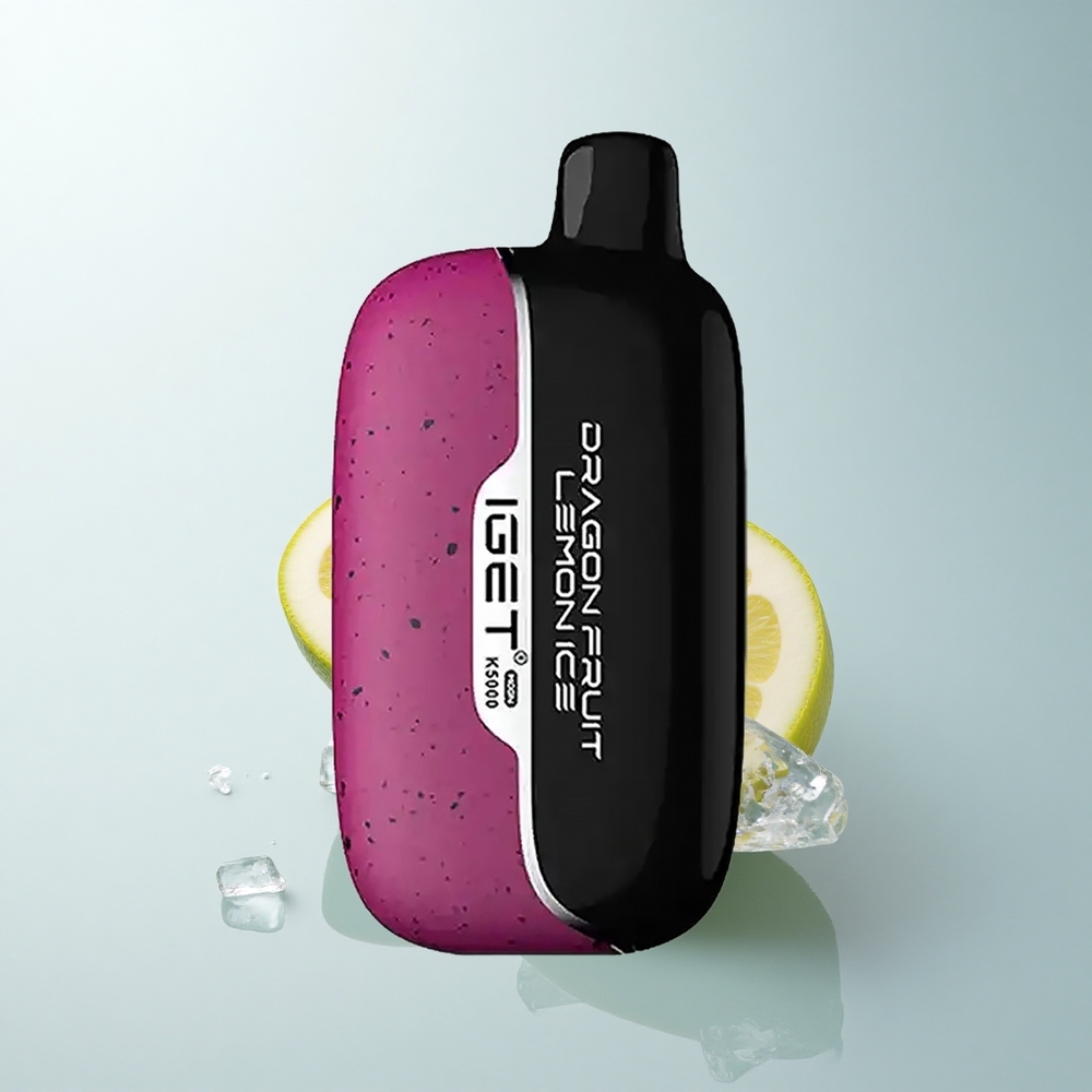 IGET Moon K5000 Puffs Fruit du Dragon Glace Citronnée PC 5000 Puffs