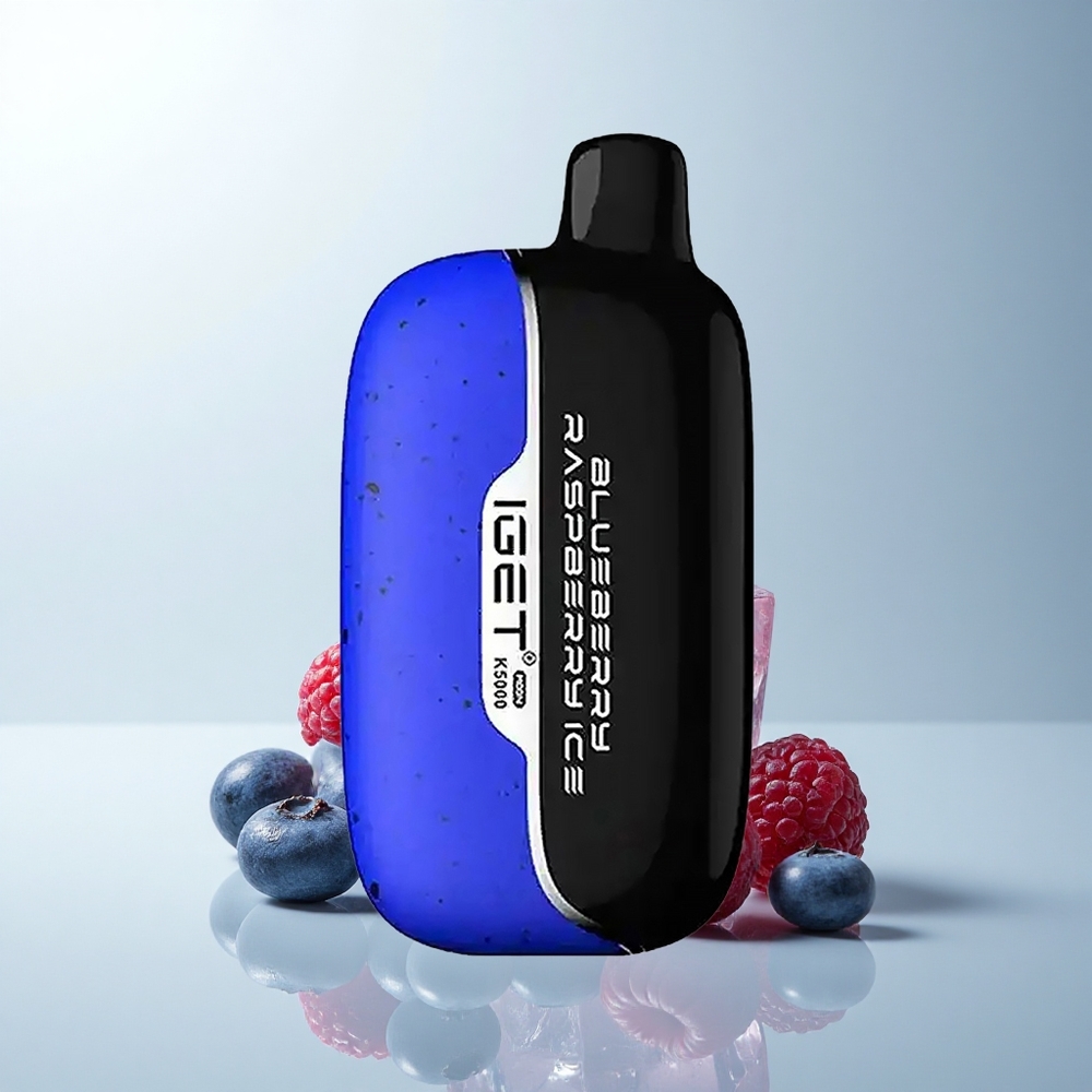 IGET Moon K5000 Puffs Glace Myrtille Framboise Mesh 1.35 Ohm PC 81.5g