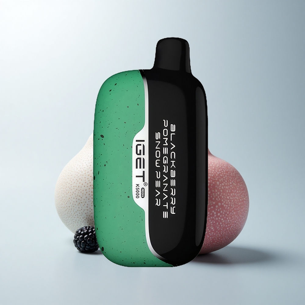 IGET Moon K5000 Puffs Mûre Grenade Poire des Neiges PC 81.5g Mesh 1.35 Ohm