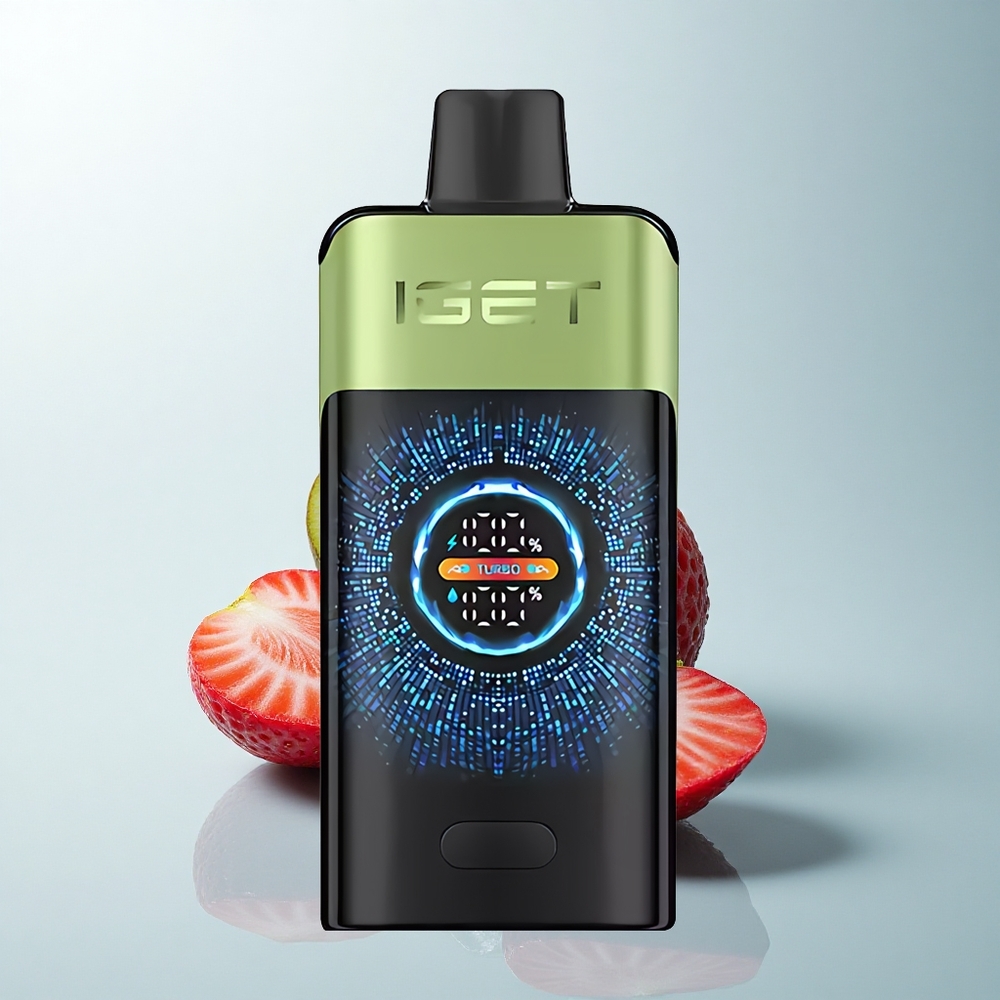IGET ONE 12000 Puffs Glace Fraise Kiwi Double Mesh Courbée