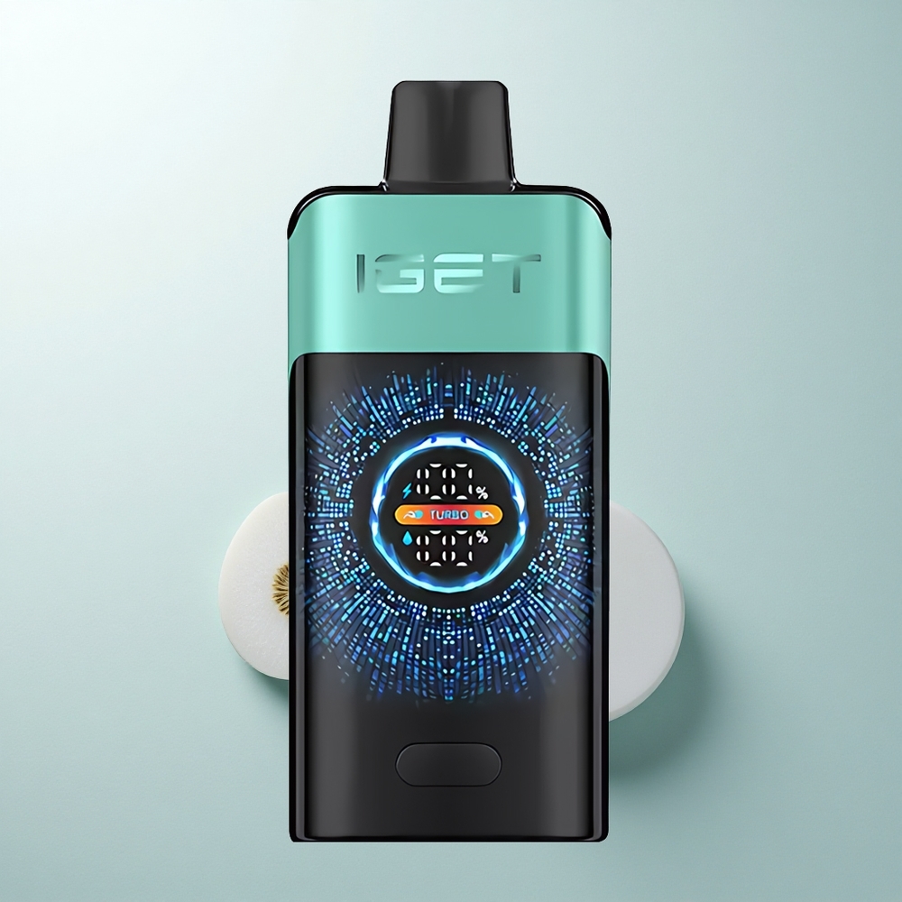 IGET ONE 12000 Puffs Glace Menthe Source Montagne Écran Courbe Grande