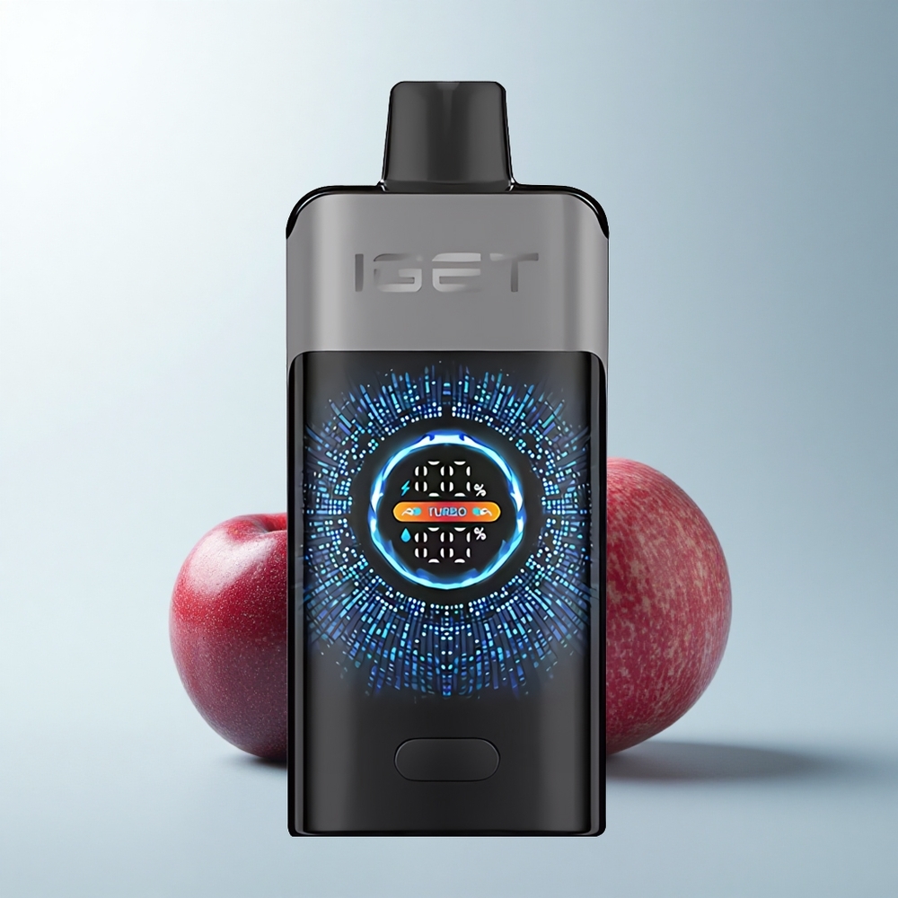 IGET ONE 12000 Puffs Mûre Cerise Grenade Double Mesh Courbée Écran Couleur