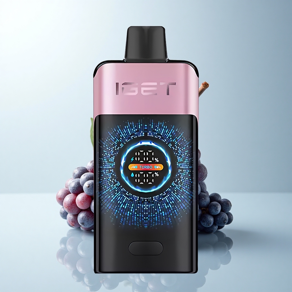 IGET ONE 12000 Puffs Mûre Glacée Dual Mesh Courbée