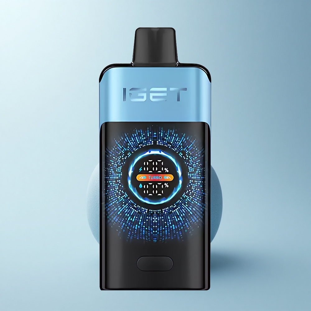 IGET ONE 12000 Puffs Monstre Bleu Écran Courbe Grande Taille Dual Mesh