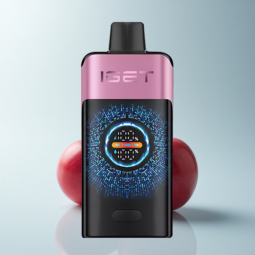 IGET ONE 12000 Puffs Monstre Cerise Écran Courbé 2700mAh