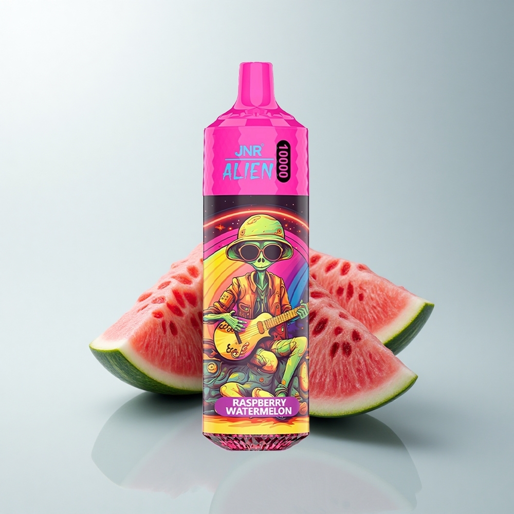 JNR Alien 10000 Puffs Framboise Pastèque Sport RGB