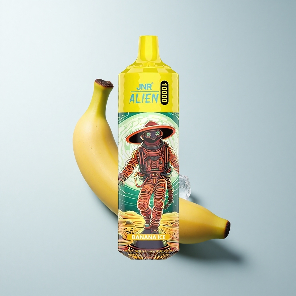 JNR Alien 10000 Puffs Glace Banane Sport LED