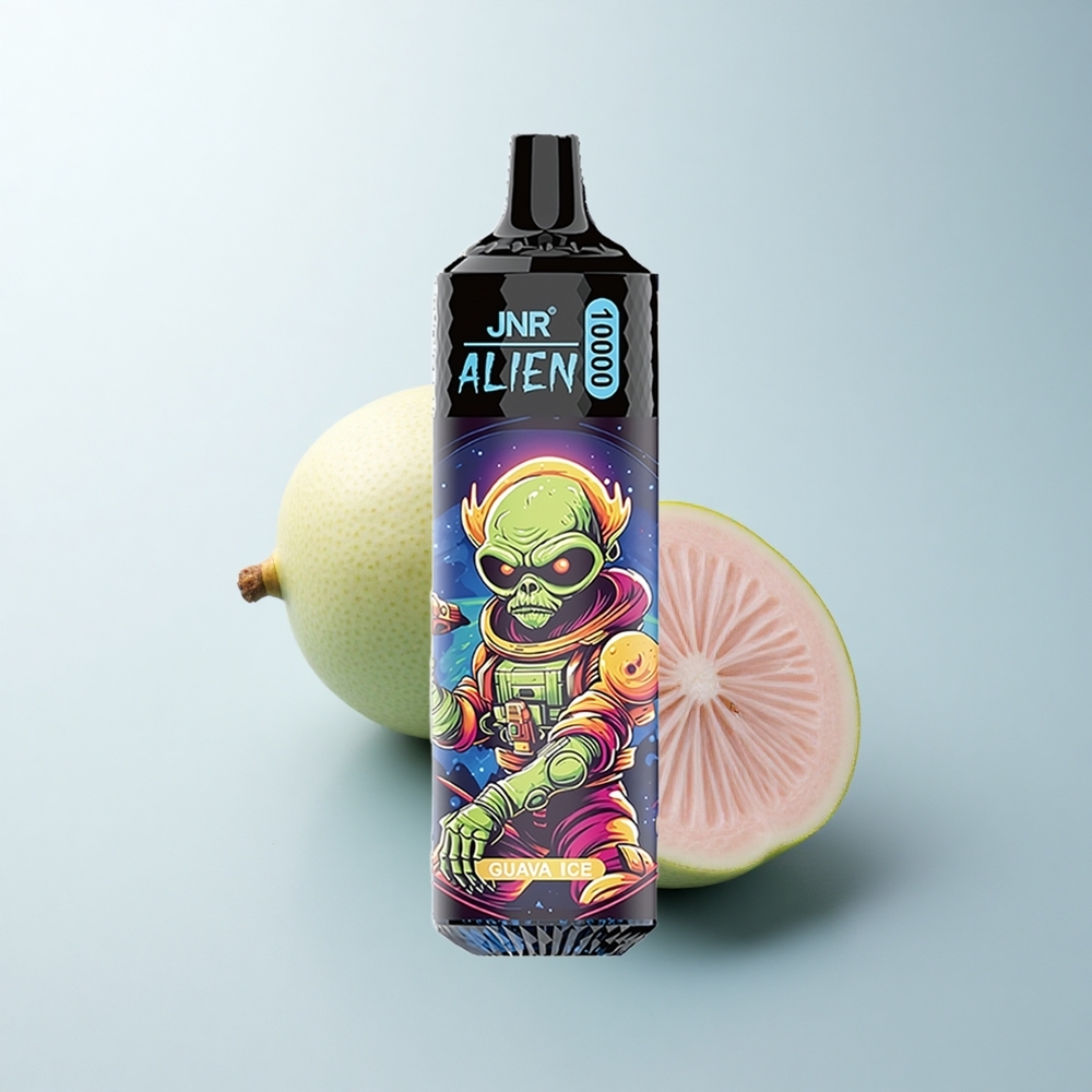 JNR Alien 10000 Puffs Glace Goyave 850mAh Type-C LED