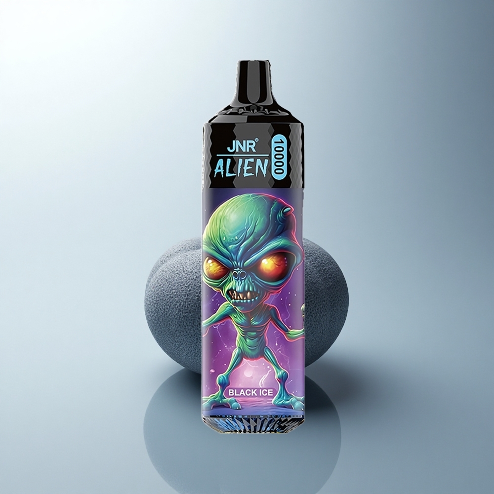 JNR Alien 10000 Puffs Glace Noire Charge Rapide 850mAh