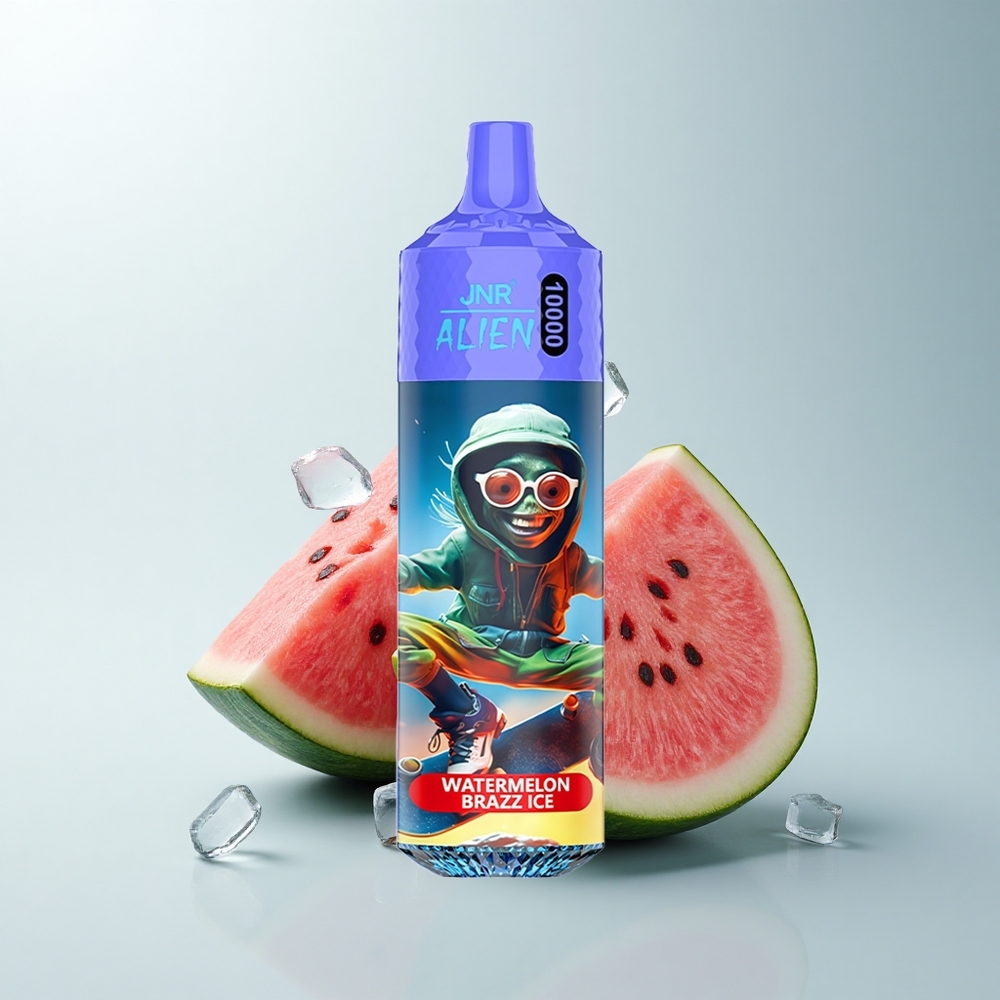 JNR Alien 10000 Puffs Glace Pastèque Brazz RGB Type-C Sport