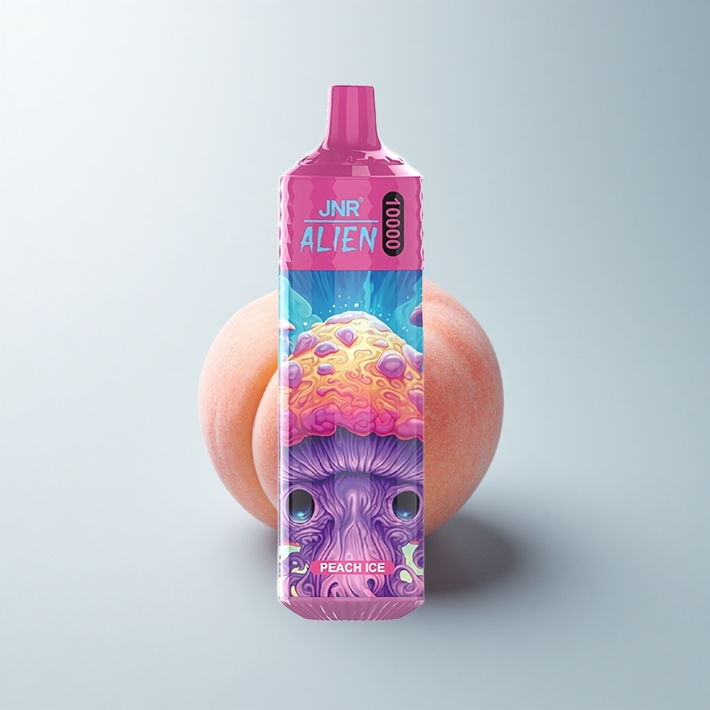 JNR Alien 10000 Puffs Glace de Pêche Lumière RGB Charge Rapide Type-C