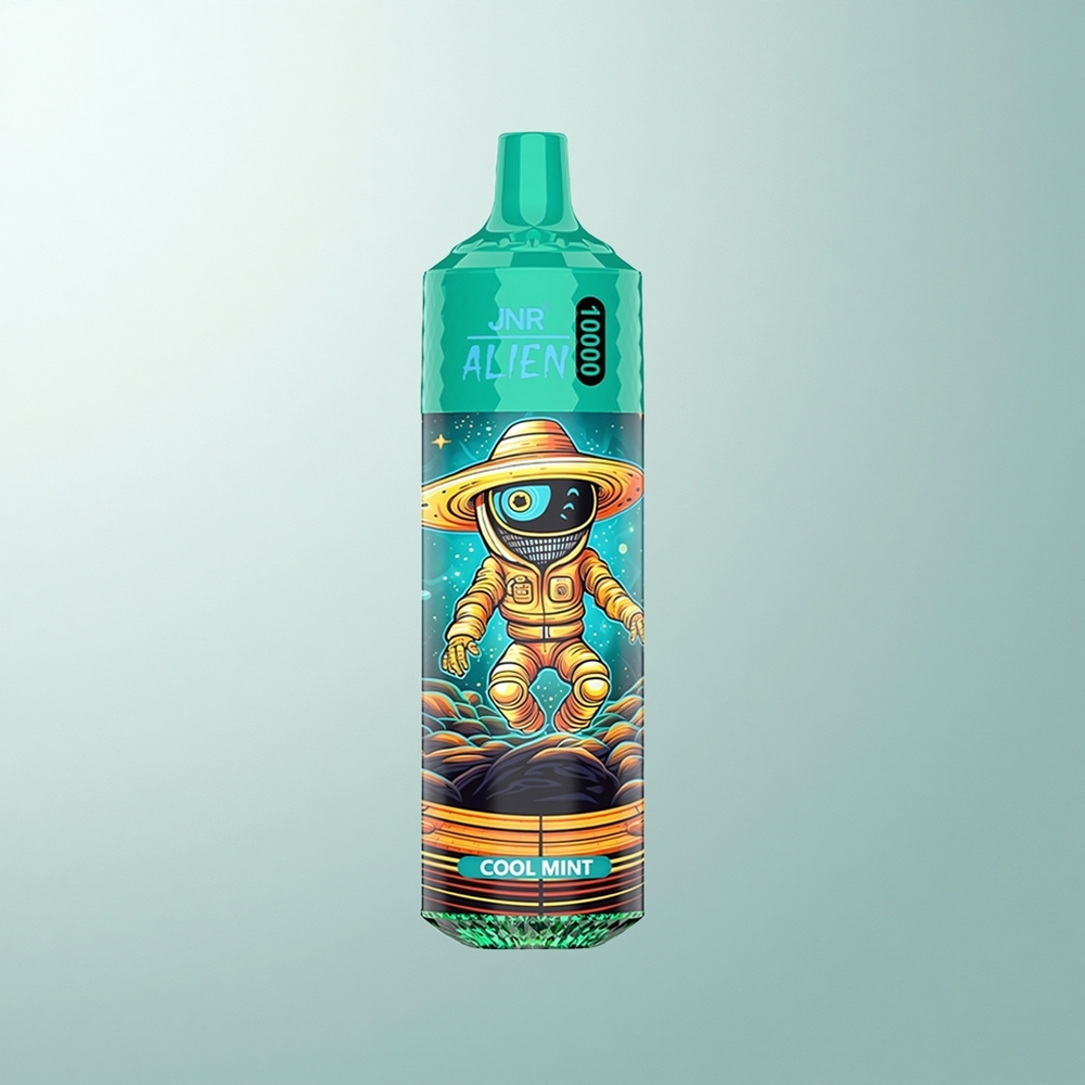 JNR Alien 10000 Puffs Menthe Fraîche LED Sportive