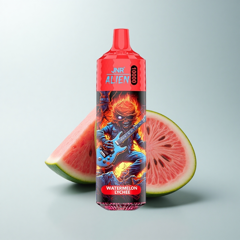 JNR Alien 10000 Puffs Pastèque Litchi à Charge Rapide Type-C