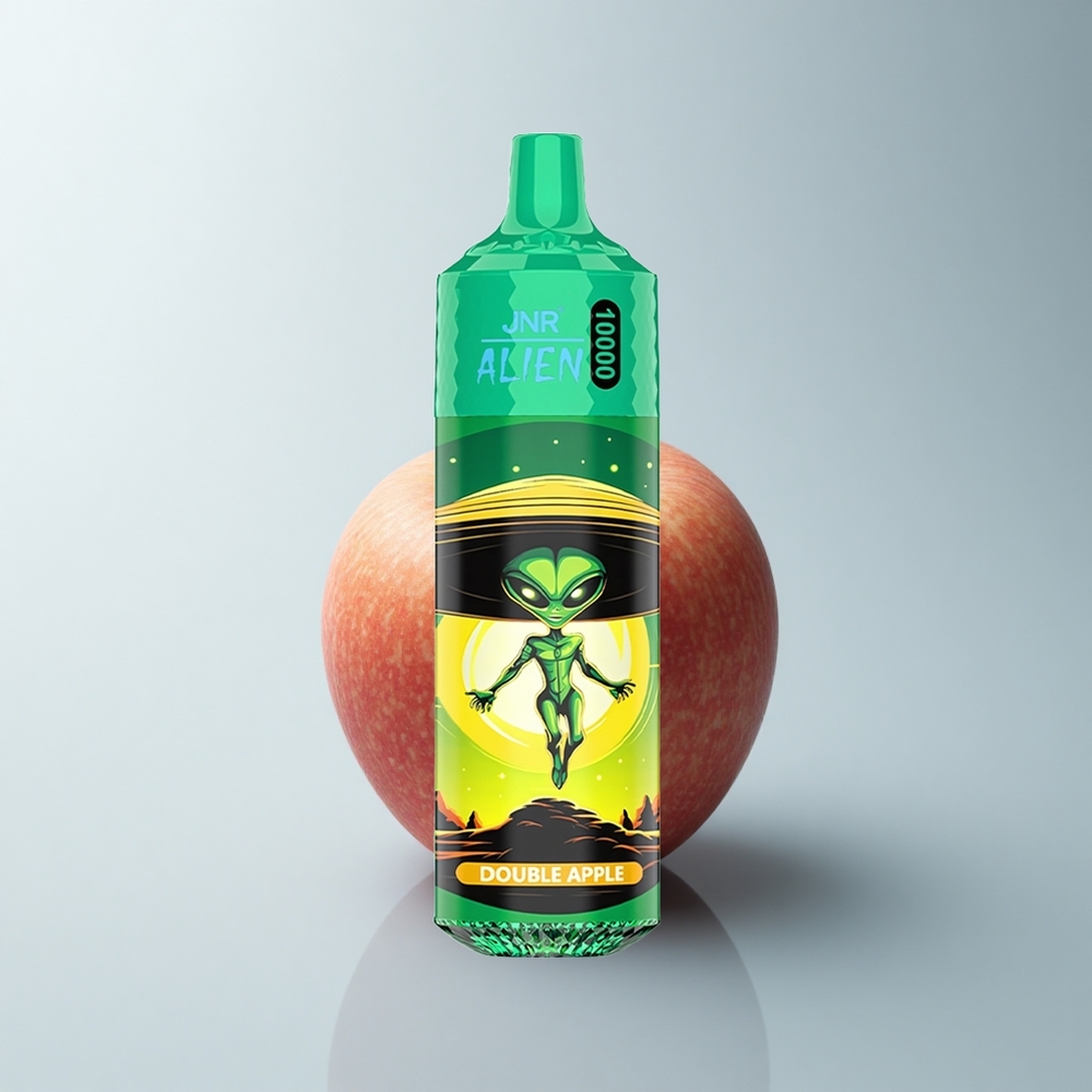 JNR Alien 10000 Puffs Pomme Double Mesh Sportif LED