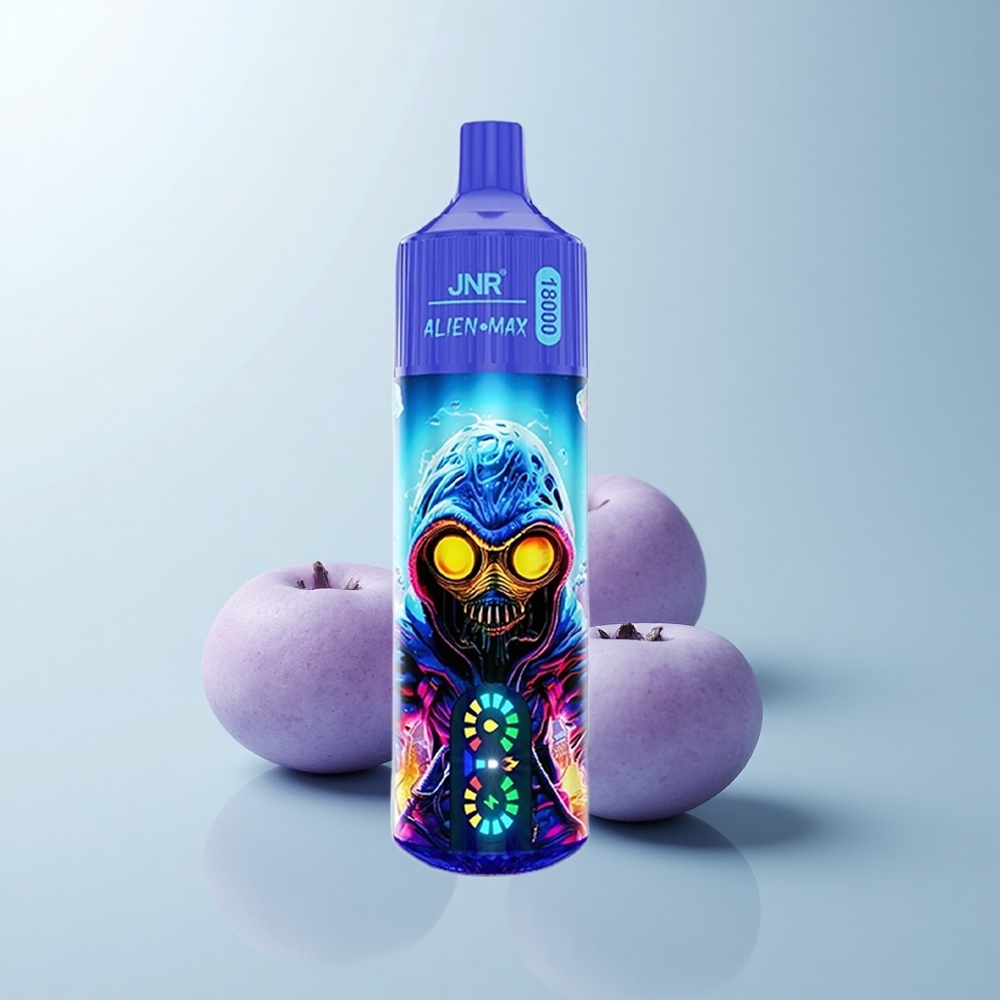 JNR Alien Max 18000 Puffs Bubblegum Myrtille Double Mesh LED