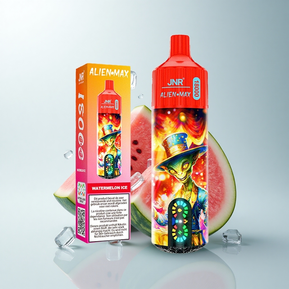 JNR Alien Max 18000 Puffs Glace à la Pastèque Double Mesh LED