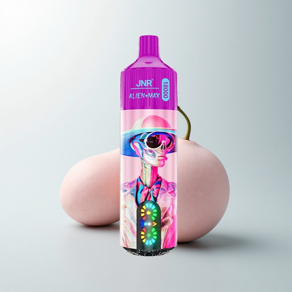 JNR Alien Max 18000 Puffs Pêche Blanche Framboise Double Mesh Charge Rapide