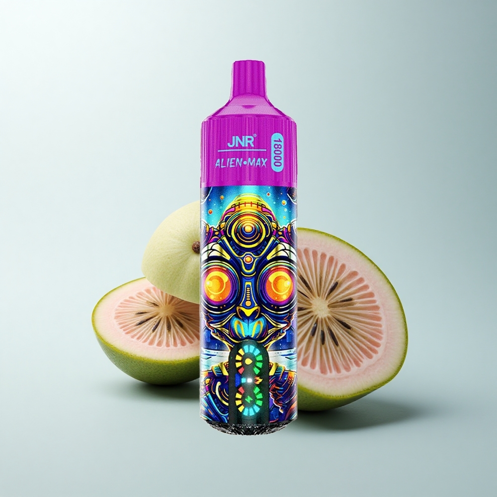 JNR Alien Max 18000 Puffs Passion Fruit Goyave Kiwi Écran LED Double Mesh